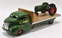 Custom Wyandotte Flatbed Truck w/ Oliver Tractor