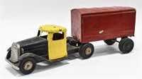 Repainted Structo Diamond T Truck With Trailer
