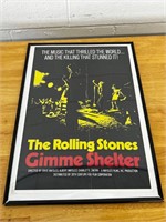 The Rolling Stones gimme shelter print poster
