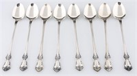 ONEIDA STERLING SILVER AFTERGLOW ICED TEA SPOONS
