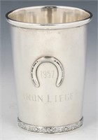 STERLING SILVER 1957 KENTUCKY DERBY MINT JULEP CUP