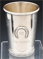 STERLING SILVER 1937 KENTUCKY DERBY MINT JULEP CUP
