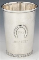 STERLING SILVER 1875 KENTUCKY DERBY MINT JULEP CUP