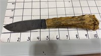 Demascus Steel Antler handled knife