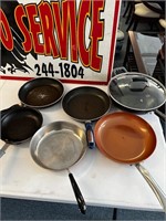 Lot of pans various condition