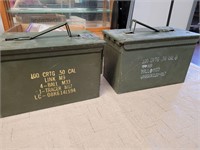 2 Military Ammo Crates