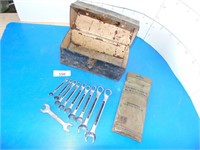 Wrench Set in Antique Tin Lunch Box