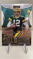2021 Panini Playoff Aaron Rodgers Call To Arms