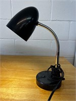 Intertek LED Desk Lamp Gooseneck Flexible Black