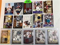 (15) Jersey Sports Cards