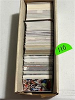 Box of Assorted Football and Basketball Cards