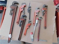 (8) Pipe Wrenches