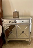 Mirrored Night Stand