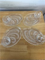 Federal Glass Co Hospitality 4 Plates & Cups
