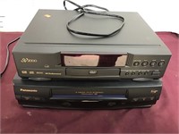 SV2000 DVD Player, Panasonic VHS Player