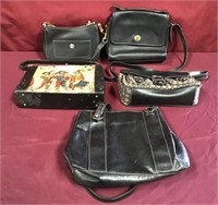 Five Purses Including 2 Coach, 1 Is Classic