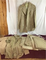 Assorted Vintage Military Uniforms
