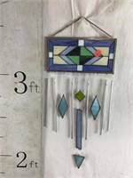Gorgeous Stain Glass Windchime