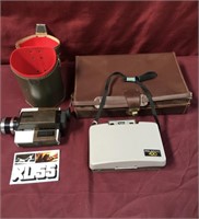 Kodak XL 55 Movie Camera In Case And Polaroid