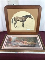 Artwork/Print, Stallion Picture Is Signed