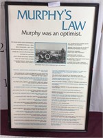 Vintage Murphy's Law Poster