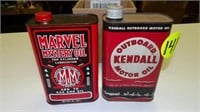 Kendall Out Board Oil and Marvel Mystery Oil Quart