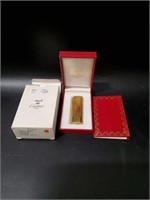 Sweet Cartier Paris Gordon Vertical Gold Plated