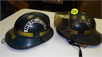 (2) Instructor Fireman Helmets
