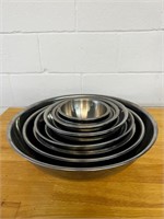 13 mixing bowls stainless Steel & aluminum