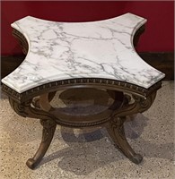 Fancy Marble Top Occasional Table
