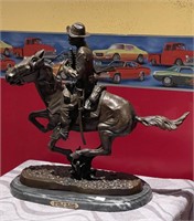 Remington Bronze Statue - Trooper of the Plains