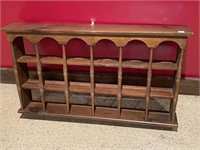 Wooden Collector's Shelf/Display Rack