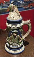 Large Fancy Figural Stein