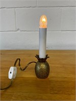 Brass Mini Pineapple Lamp Candlestick MCM
