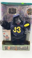 SPORTS GORILLA CHEERS FOR TEAM