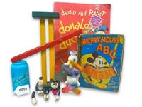VTG Walt Disney Color and ABC Books & MORE