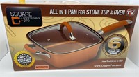 NEW COPPER PAN PRO FOR STOVE & OVEN