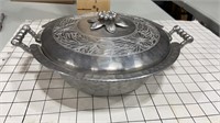 Aluminum Pyrex casserole dish
