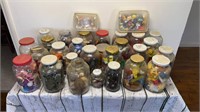 Jars of Small Toys