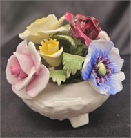 Radnor hand painted bone china miniature flower