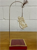 Lenox peace Angel ornament and box
