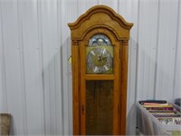 Vintage Oak Grandfather Clock