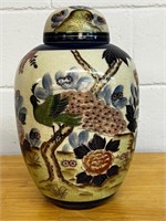Large Asian jar vase decor