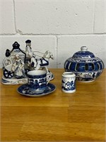 Vintage blue & white China
