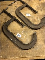 2 LARGE CLAMPS