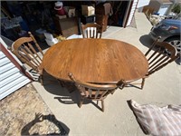 Dining table 64x43x30. And 4