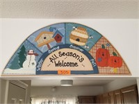 All Seasons Welcome Sign.