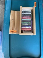 Box of Christmas Cassette Tapes.