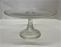 Simple Clear Glass Cake Stand