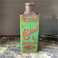 Rare 1920's Wakefield Castrol "R" Quart Tin
